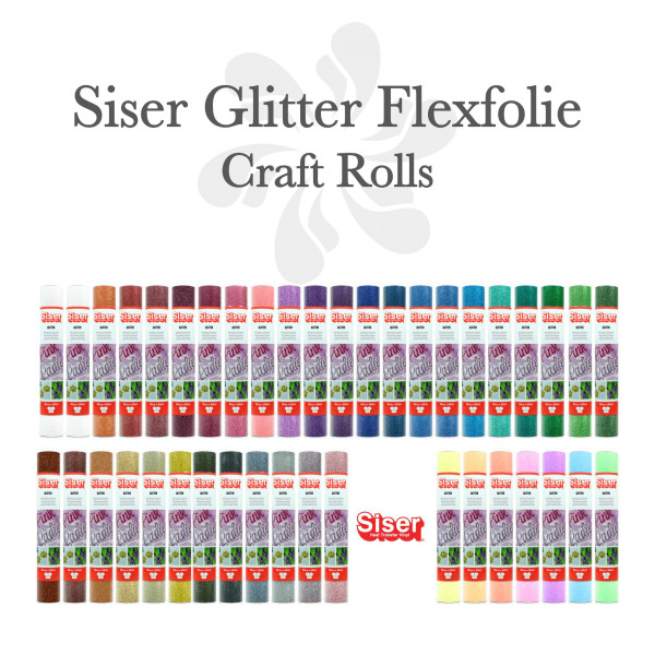 Jasando.ch - Siser Glitter Flexfolie - Craft Rolls 