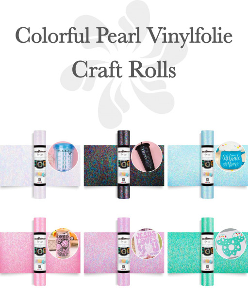 Jasando.ch - Colorful Pearl Vinylfolie - Craft Rolls
