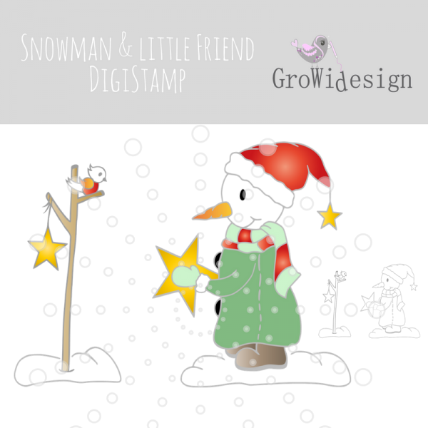 Jasando.ch - Digistamp Snowman & little Friend