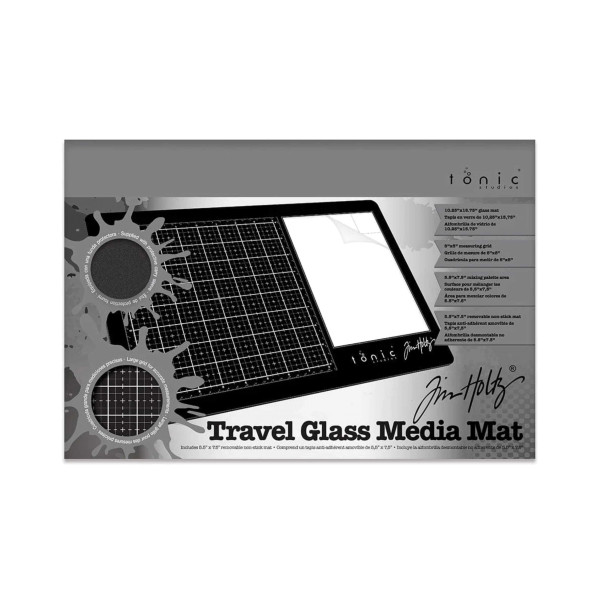 Jasando.ch - Tim Holtz Glass Media Mat - Travel Edition