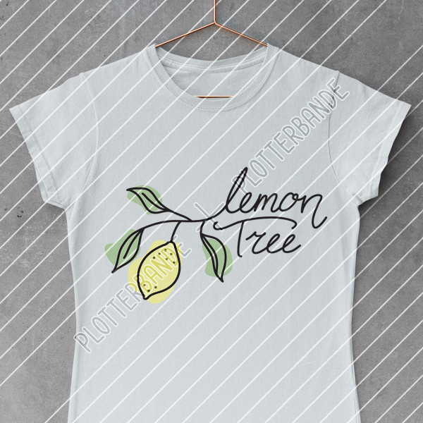 Jasando.ch - Plotterdatei Lemon Tree – Zitronenbaum, Baum