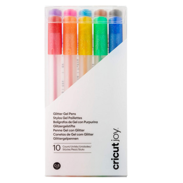 Jasando.ch - Cricut JOY Glitzer-Gelstifte 0,8 mm Regenbogenfarben