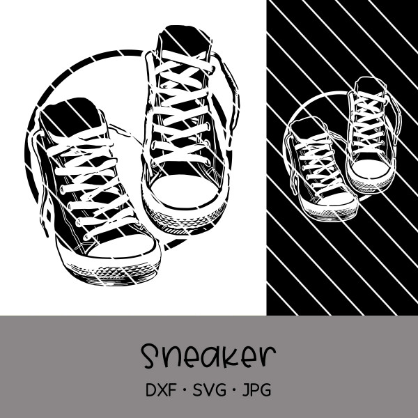 Jasando.ch - Plotterdatei Sneakers - verschiedene Varianten
