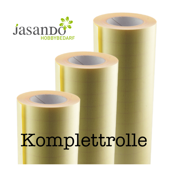 Jasando.ch - POLI-TAPE 165 Montagefolie (Application Tape) - Komplettrolle 10 cm x 50 Meter