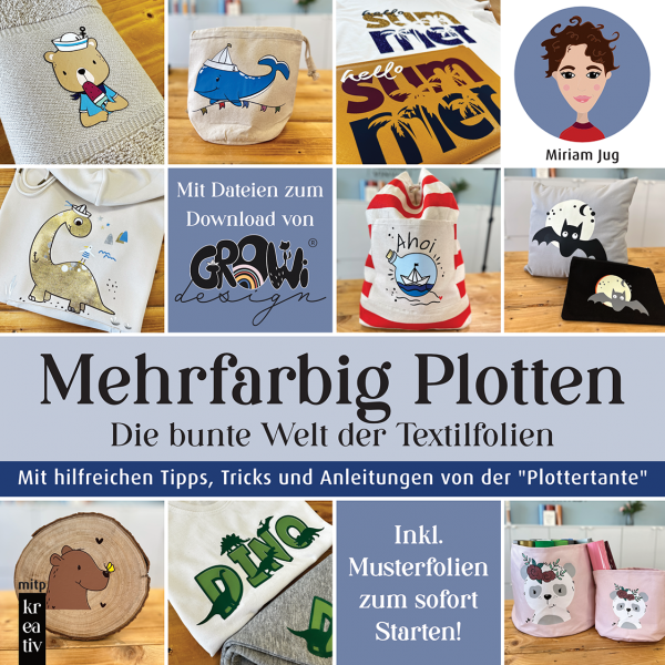 Jasando.ch - Buch Mehrfarbig Plotten - „Plottertante"