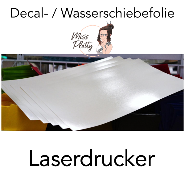 Decal- / Wasserschiebefolie für Laserdrucker