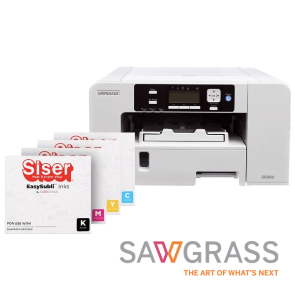 Jasando.ch - Sublimationsdrucker SAWGRASS SG500 - A4 - Siser EasySubli - Starterpaket
