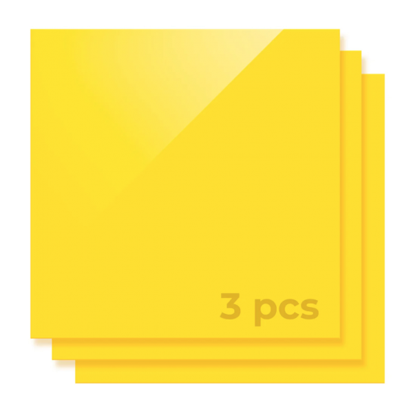 Jasando.ch - xTool Acryl Platte glänzend gelb - 3mm (Acrylic Sheet Glossy yellow)