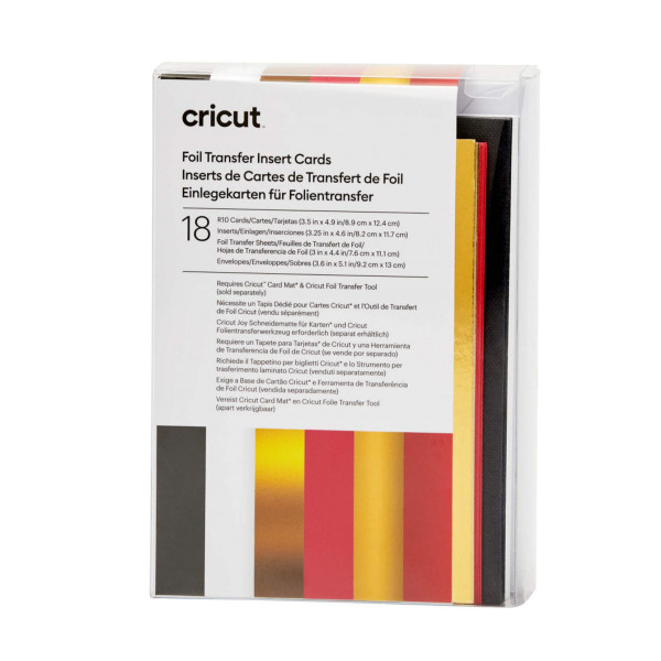 Jasando.ch - Cricut Einlegekarten / Insert Cards "Foil Transfer" - Royal Flush Sampler - R10