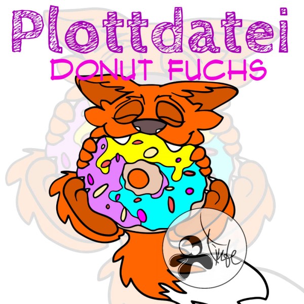 Jasando.ch - Plotterdatei Donut Fuchs